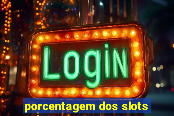 porcentagem dos slots